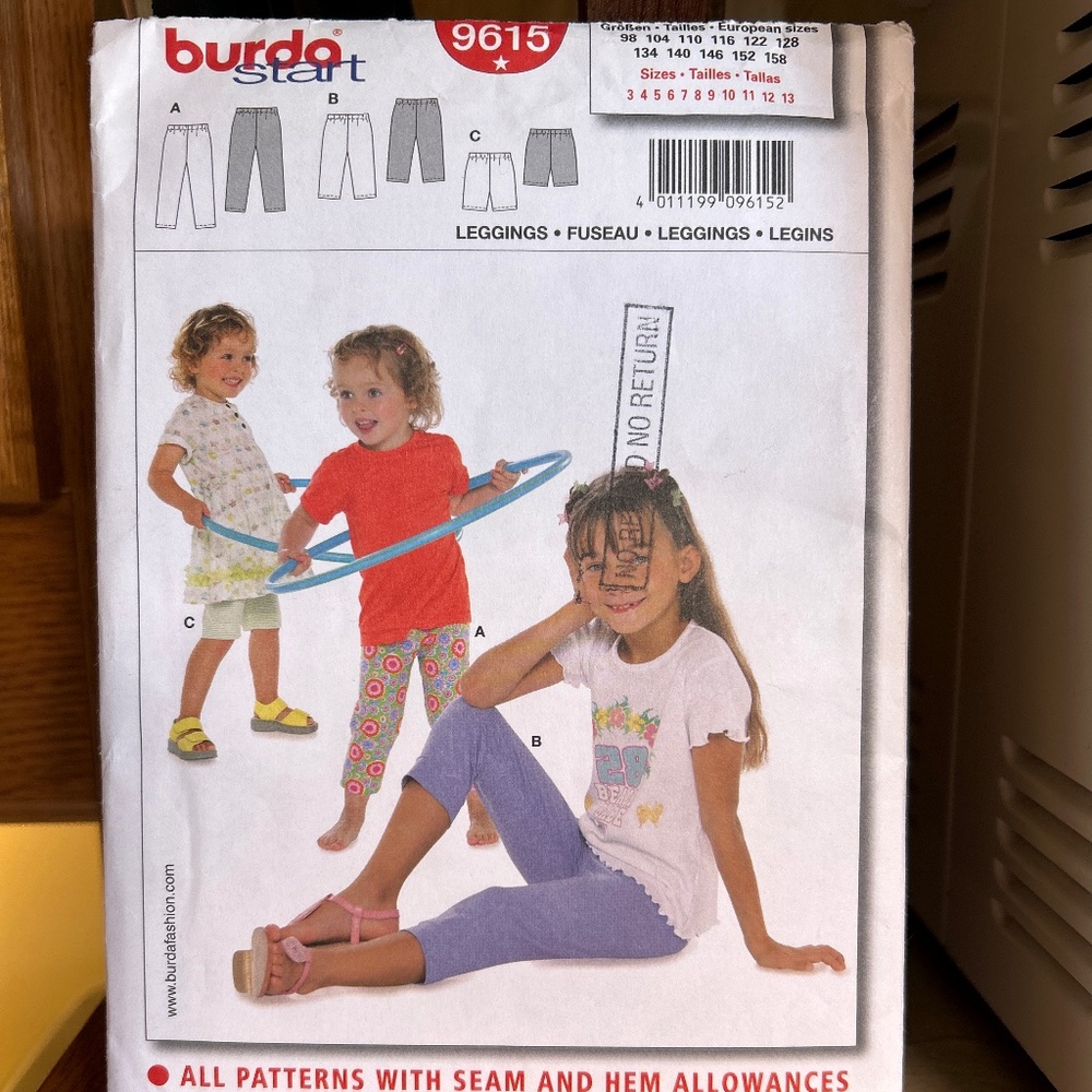 BURDA Kids LEGGINGS - New
